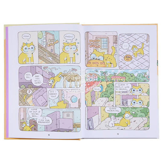 预售 【中商原版】Housecat Trouble 2 桥梁漫画 家猫的烦恼2 英文原版小初文学 进口图像小说 动物故事漫画图画小说 儿童漫画故事 商品图5