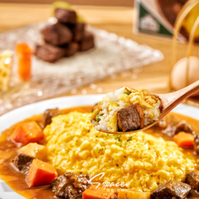 阅舍空间·日式牛肉蛋包饭