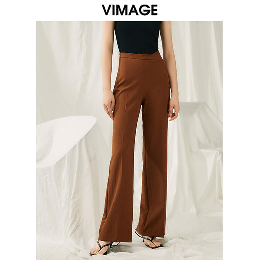 VIMAGE纬漫纪夏季新款时尚百搭打底裤高腰裤V1905511 商品图0