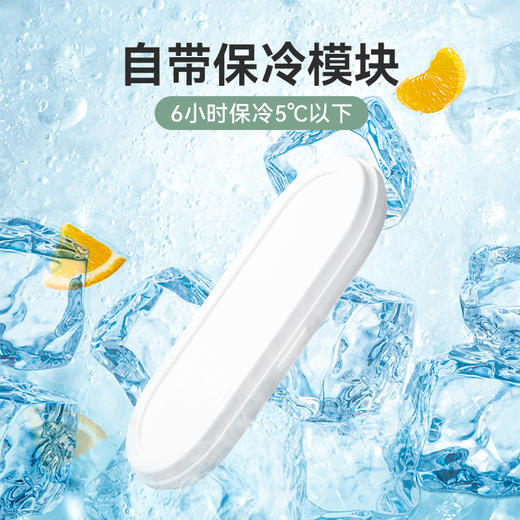 【积分兑换】双层保冷便当盒 |  加热冷鲜一盒两用 材质安全密封性佳 水果刺身持久保鲜饭盒 商品图1