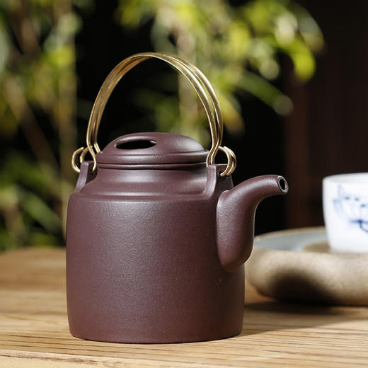 牛盖洋桶紫砂壶一壶四杯 商品图6