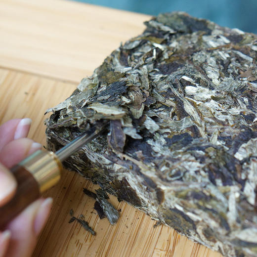 野乡风物丨白牡丹 250克单饼茶砖 商品图1