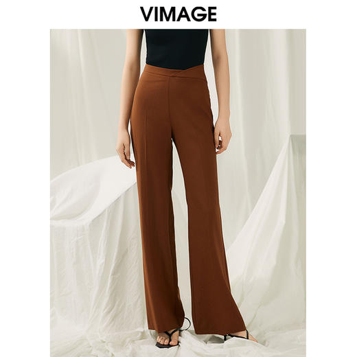 VIMAGE纬漫纪夏季新款时尚百搭打底裤高腰裤V1905511 商品图4