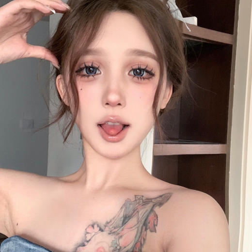 月抛 Gugucon 秋水一泓 14.5着色14.0 黑边狗狗眼 商品图0