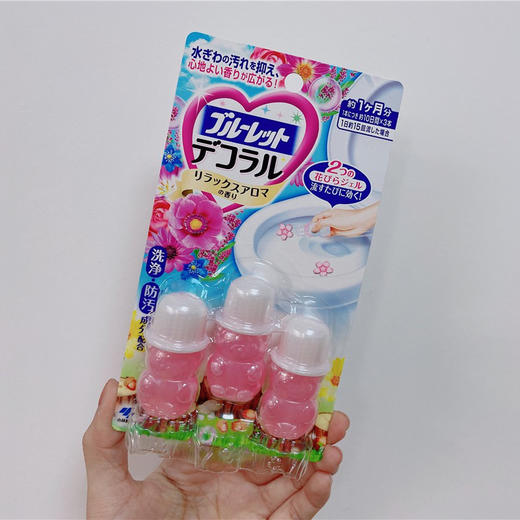 日本进口小林制药洁厕剂马桶开花洁厕凝胶小熊厕所清洁剂除臭除菌   效期27年7月 商品图0