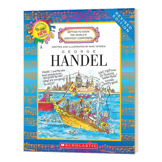 英文原版 George Handel Revised Edition 乔治·弗里德里希·亨德尔-伟大的作曲家 英文版 进口英语原版书籍 商品图0