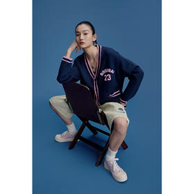 GOODBAI链条绣logo oversize毛衣