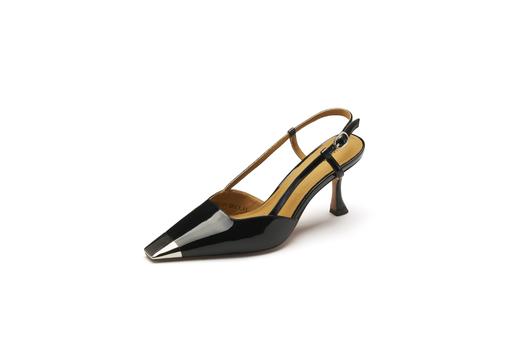 westory女鞋2023夏季新款尖头高跟细跟后空鞋56321 商品图1