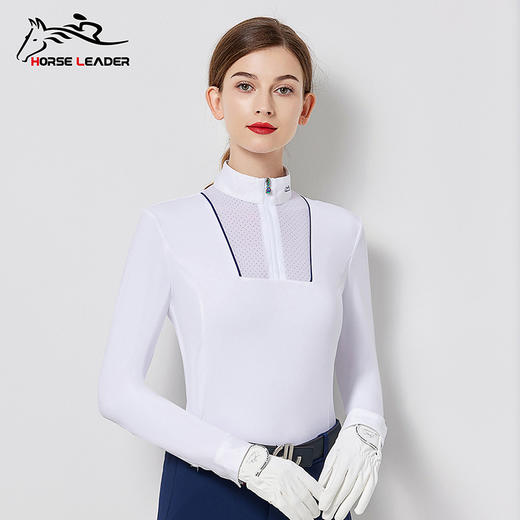 horseleader春夏女款立领长袖T恤-13902 商品图5