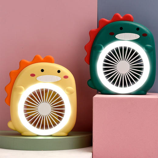 艺轩恐龙台式带台风扇YM88506 商品图0