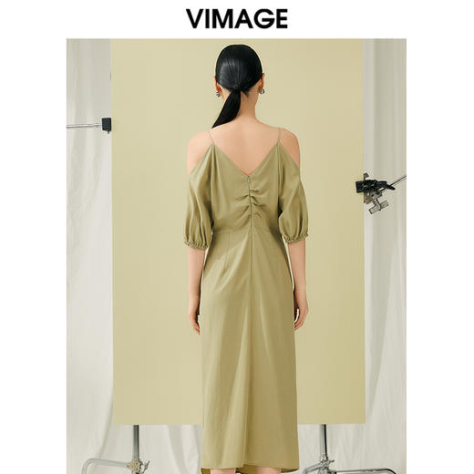 VIMAGE纬漫纪夏季新款时尚个性设计显瘦连衣裙女V1907529 商品图5