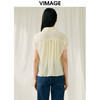 VIMAGE纬漫纪夏季新款翻领显瘦透气衬衫上衣V1909508 商品缩略图4