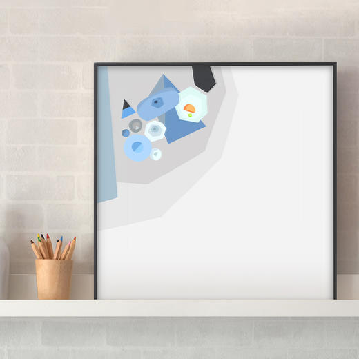 多喜爱 百搭生活布艺装饰画 格瑞灰cs 商品图4