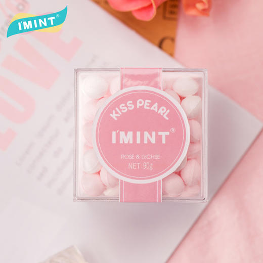 「9.9元包邮！两款口味」IMINT接吻糖90g 休闲零食香体糖口香清新薄荷礼盒款硬糖果 商品图1