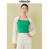 VIMAGE纬漫纪夏季新款时尚显瘦小众设计纯色西装薄外套V1903524 商品缩略图0