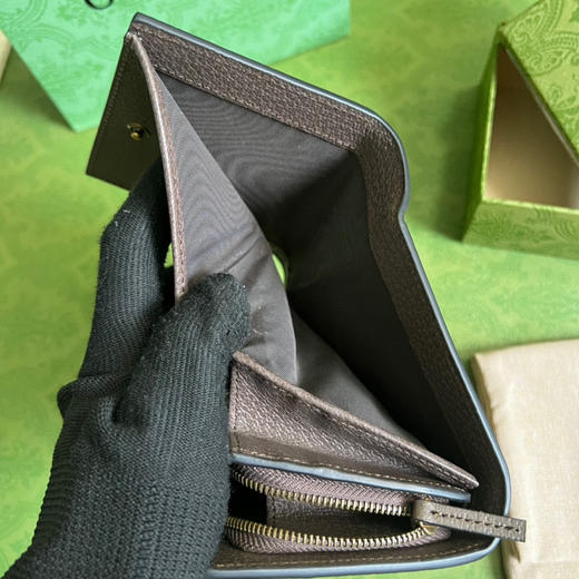 原厂皮竹节钱包古驰 商品图7