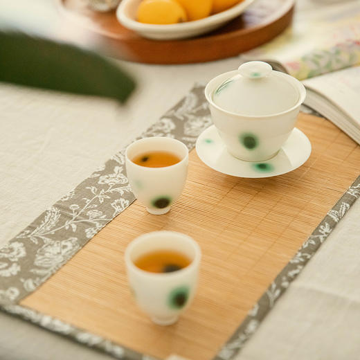 素锦系列竹制茶席新中式禅意茶垫 商品图1