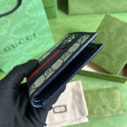 Gucci海军蓝短款钱包 商品图3
