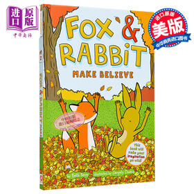 【中商原版】Gergely Dudas 狐狸与兔子2 Fox & Rabbit #2 Make Believe 英文原版 桥梁漫画图像小说 进口图书 儿童故事漫画书