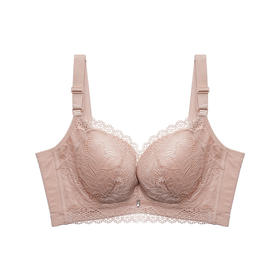 都市丽人调整型内衣薄3/4杯蕾丝塑身系列四排无钢圈LJ32Z7