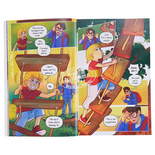 【中商原版】Magic Tree House 1 Dinosaurs Before Dark 魔法神奇树屋漫画版1 英文原版 小初文学 图像小说图画故事书 6岁+ 商品图6