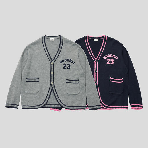 GOODBAI链条绣logo oversize毛衣 商品图1