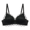 都市丽人自然舒适常规内衣B杯薄3/4杯蕾丝文胸二排无钢圈LB33Z9 商品缩略图1