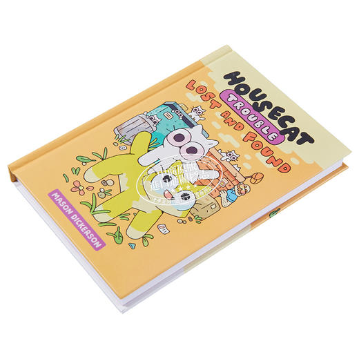 预售 【中商原版】Housecat Trouble 2 桥梁漫画 家猫的烦恼2 英文原版小初文学 进口图像小说 动物故事漫画图画小说 儿童漫画故事 商品图2