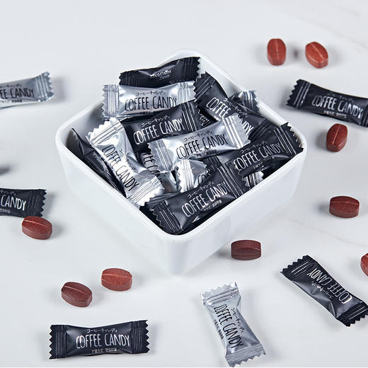 「9.9元包邮！即食咖啡糖」不多言黑咖啡味糖 咖啡豆可嚼糖果休闲零食 商品图2