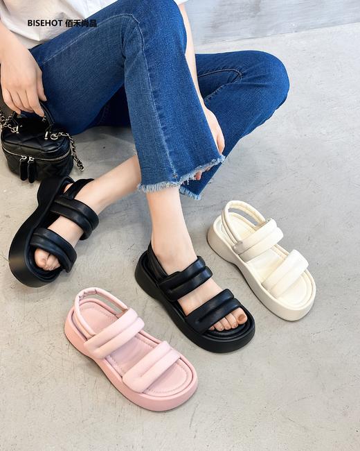 新品松糕底网红休闲凉鞋689B32552 商品图6