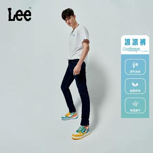 Lee商场同款23春夏新品726标准深蓝色精玉透凉男牛仔裤潮凉凉裤潮LMB100726P6600FA02884 商品图0