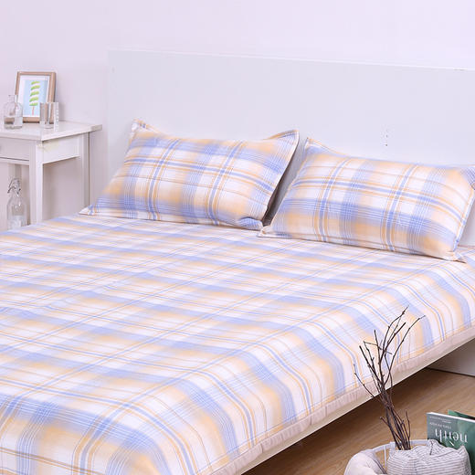 【应季好物】日式复古格子竹纤维凉席 商品图6