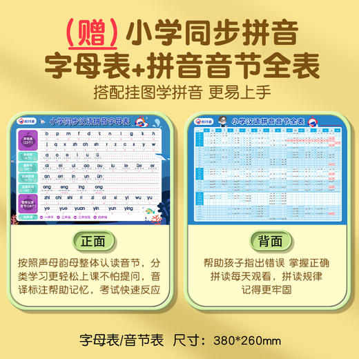 【儿童早教启蒙！有声拼音挂图】早教宝宝启蒙，有声挂图儿童点读发声，挂图韵母拼音字母，益智有声挂图-QQ 商品图3