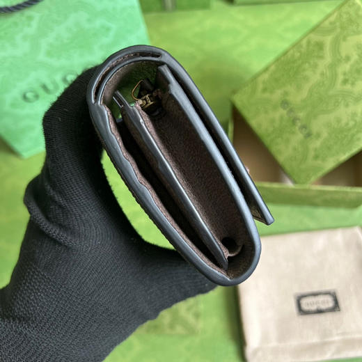 原厂皮竹节钱包古驰 商品图2