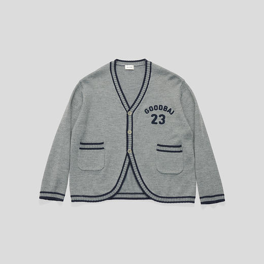 GOODBAI链条绣logo oversize毛衣 商品图2