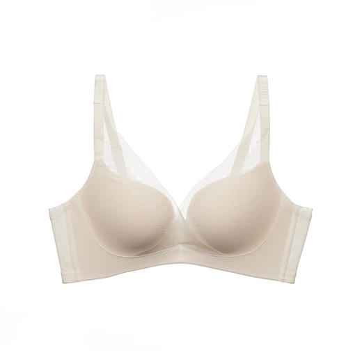 都市丽人常规内衣B杯中厚/薄3/4杯锁边文胸三排无钢圈LB32Z5 商品图2