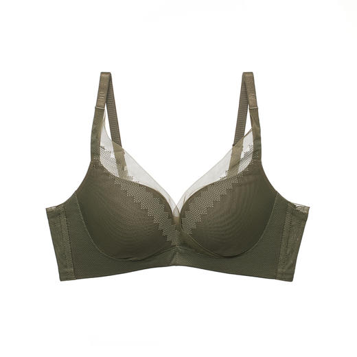 都市丽人常规内衣B杯中厚/薄3/4杯锁边文胸三排无钢圈LB32Z5 商品图1