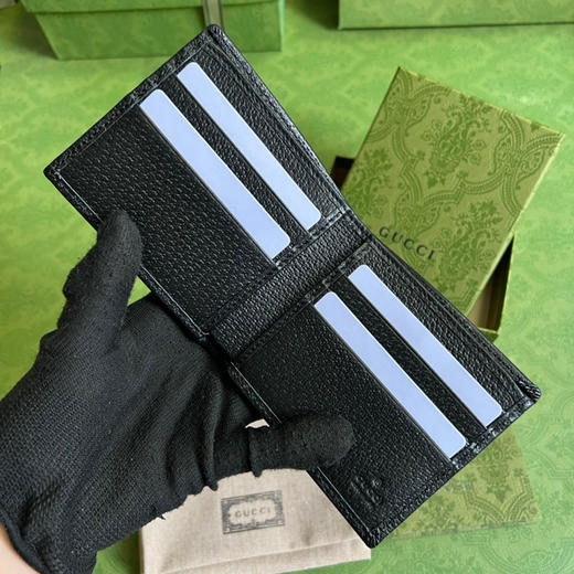 Gucci短款黑色老虎钱包 商品图7