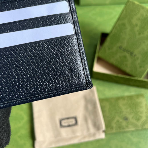 Gucci海军蓝短款钱包 商品图7