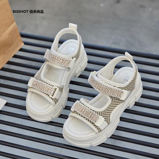 新品松糕底百搭休闲凉鞋431B32568 商品图1