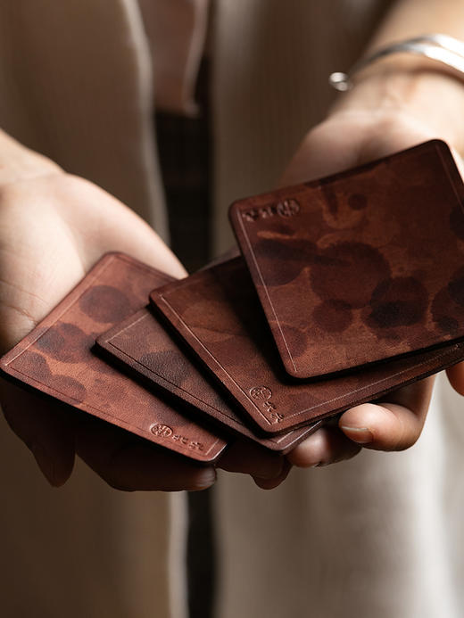 牧衣游 复古头层牛皮隔热垫---- 云梓【不支持会员折】 商品图1