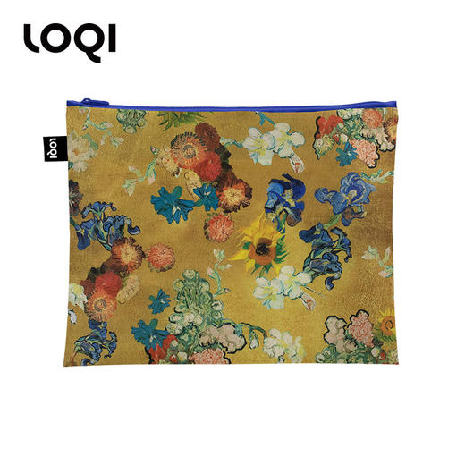 德国LOQI时尚艺术环保收纳袋 梵高50周年系列ZP.VGM.A 文具数码配件收纳整理套包洗漱化妆防泼水 商品图2