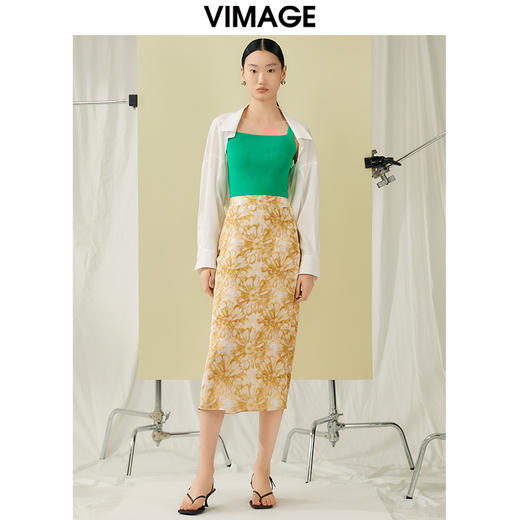 VIMAGE纬漫纪夏季新款时尚显瘦小众设计纯色西装薄外套V1903524 商品图1