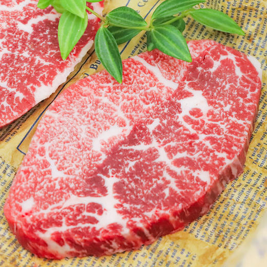 雪花和牛M5+眼肉盖1000g！肉质嫩度好 级别高 一看这雪花纹就爱上了 商品图0