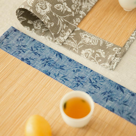 素锦系列竹制茶席新中式禅意茶垫 商品图3