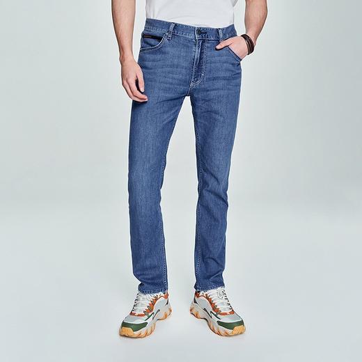 Lee商场同款23春夏新品726标准直脚凉感中蓝色男牛仔裤凉凉裤潮流LMB100726200228A02886 商品图1
