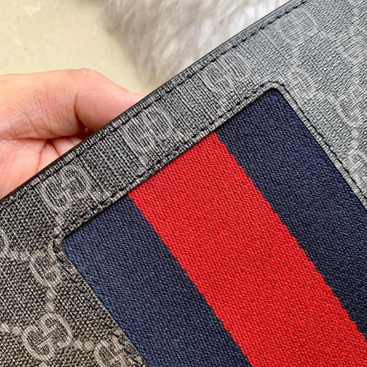 GUCCI 经典款黑花手包 商品图7