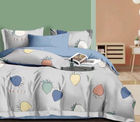 金凯贝全棉斜纹加厚床单1.6*2.2m（颜色样式随机发） 商品图1