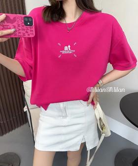 女圆领短T2720
