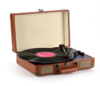 【团购展示】德国巴赫 HY-T01棕色唱片机 商品缩略图0